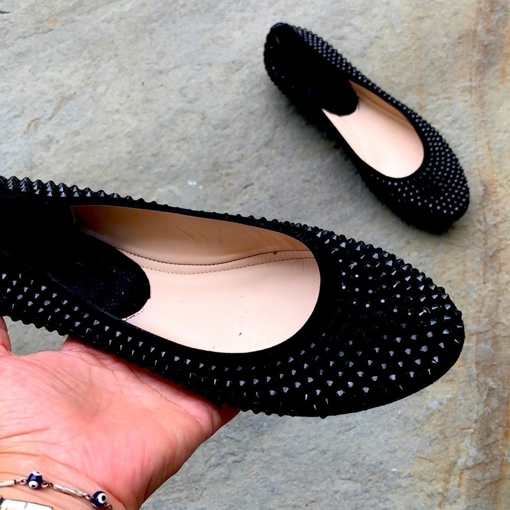 Fred Segal Studded Ballet Flats 38